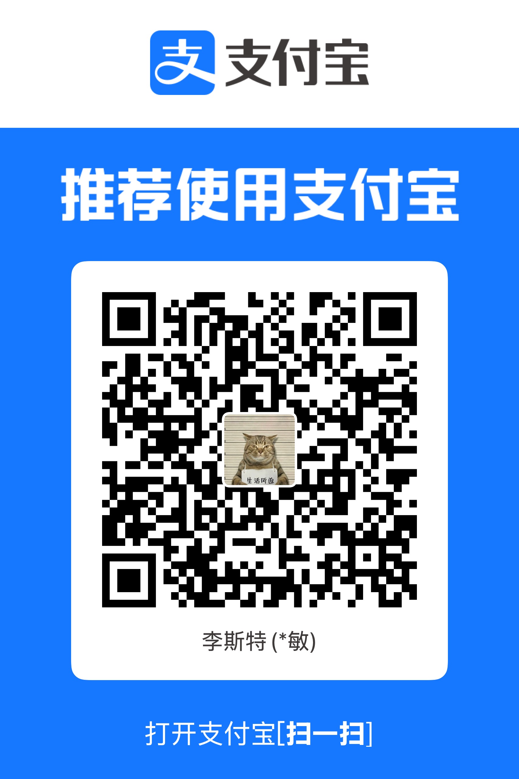 Alipay — optional tip to the author